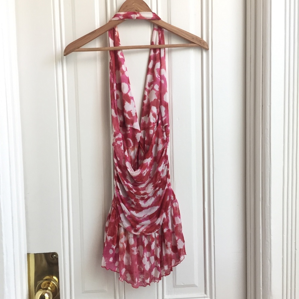 Diane von Furstenberg Pink Halter Top - Picture 7 of 7